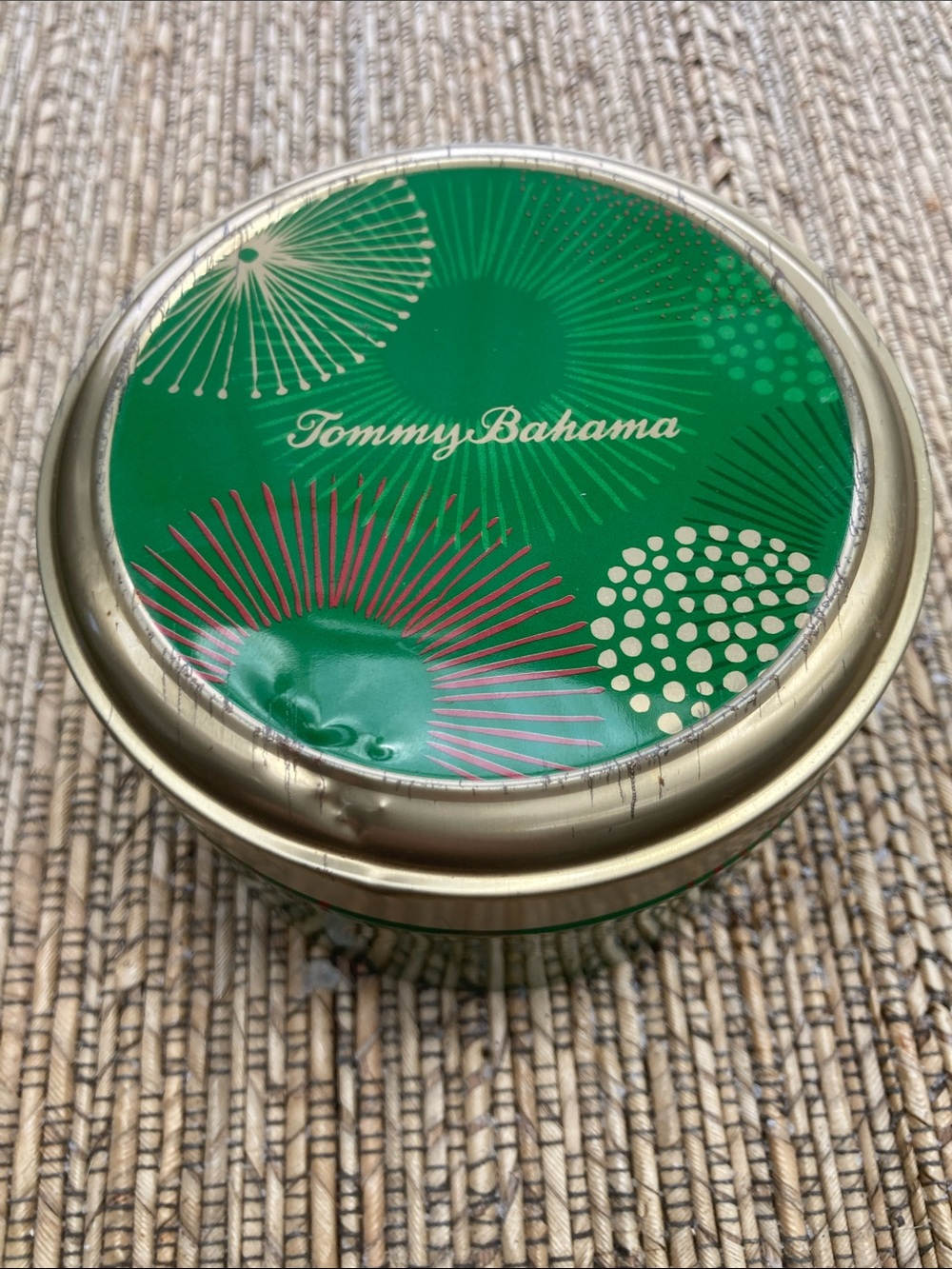 Tommy Bahama Emerald Green 'Evergreen' Scented Candle Tin